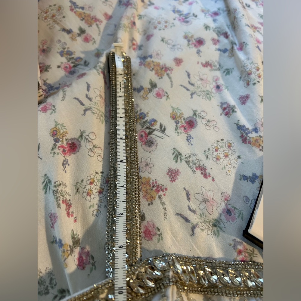 NWT Retrofete Pary Dress/ Withe / Silver/ Size L - Picture 16 of 16